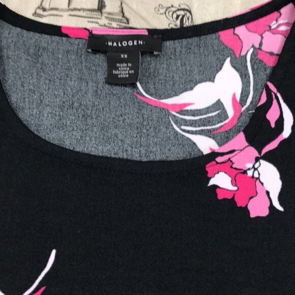 Halogen Scoop Neck Woven Shell - Picture 3 of 3